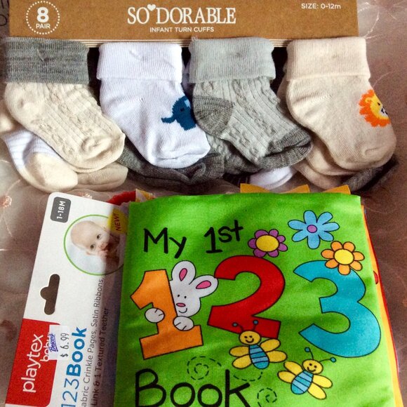 Original Boppy Pillow and 60 Piece NB-XL Boy/Girl Ensembles - Picture 10 of 16